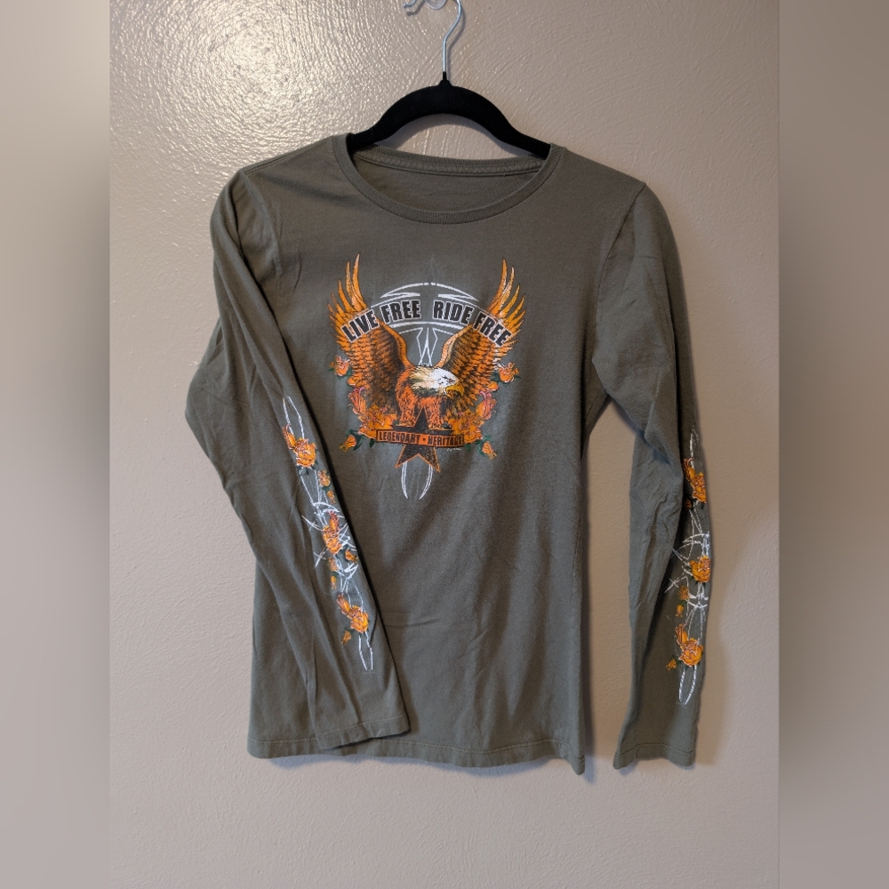 Women's long sleeve motorcycle shirt Size XS